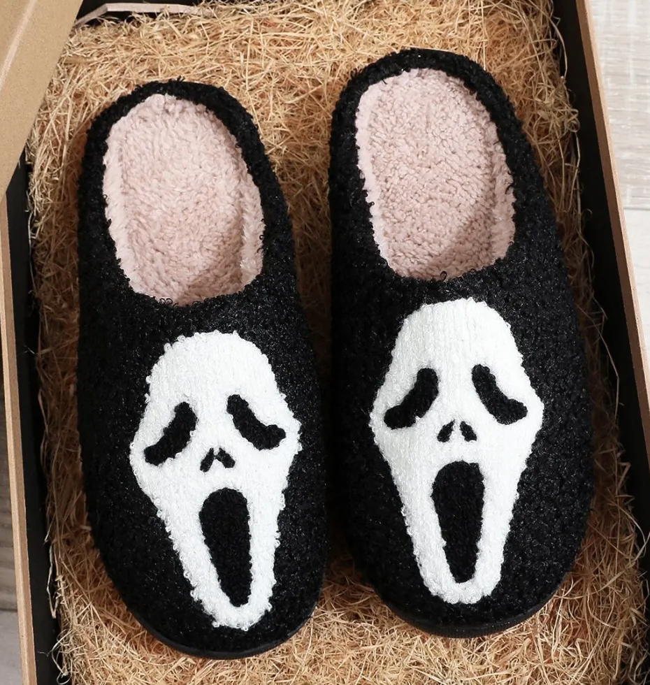 Cozy Halloween Slippers