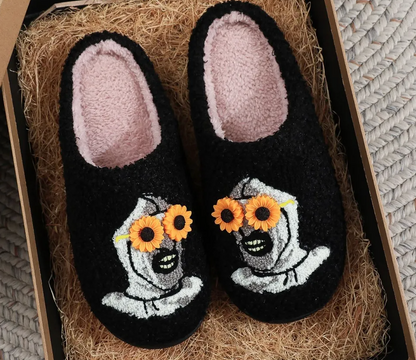 Cozy Halloween Slippers